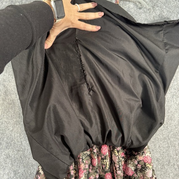 Candies Y2K Floral Dress Size Medium Fairycore Ruffle‎ Spaghetti Strap Babydoll - Picture 8 of 13